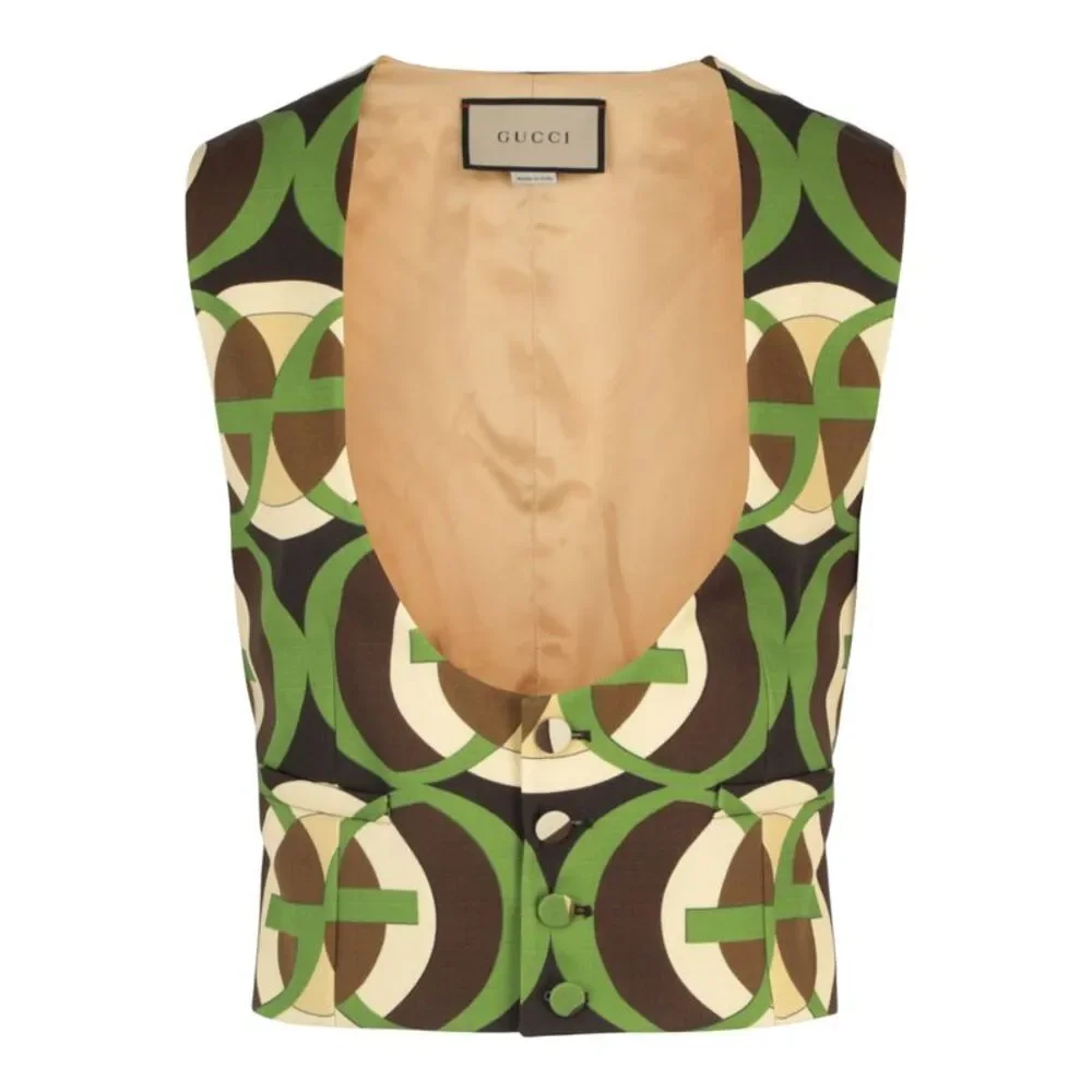 Gucci G Pattern Vest Multi Mens